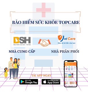 Jetcare chính thức phân phối Bảo hiểm Sức Khỏe Topcare từ nhà cung cấp BSH