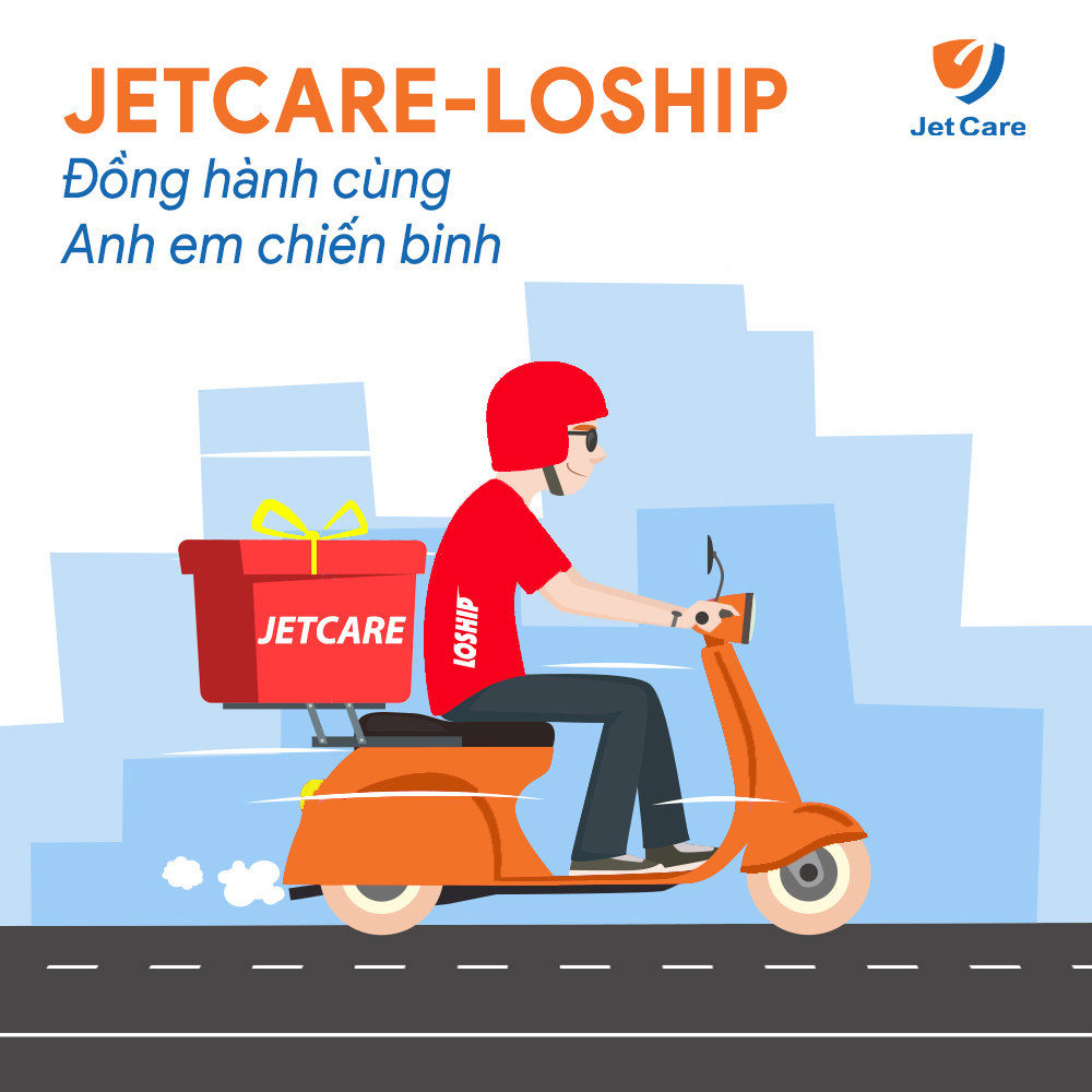 Jetcare - Loship chính thức hợp tác đồng hành cùng anh em chiến binh